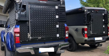 Canopy Camper Isuzu D-Max D/Cab 2012+ Negru